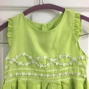 Luli Me size 5 Green with embellishments dress